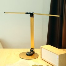 아이린 메탈 듀얼 LED 스탠드 IR2200, 골드 IR2200G