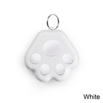 고양이위치추적기 강아지위치추적기미니 무선 블루투스 호환 애완 동물 GPS 추적기 스마트 분실 방지 장치, 05 WHITE