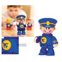 키즈카페 아기 파일럿 역할 놀이 완구 캐릭터 게임 조카 질서 여아 장난감 피규어 딸