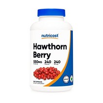 NutricostHawthornBerry캡슐550mg240캡슐채식주의자FriendlyNon-GMO글루텐 프리