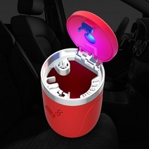 IYO378269Ti다름 심플 LED 차량용 재떨이 / 자동차 재털이, 레드