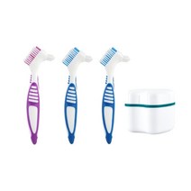 데시데리오 틀니 칫솔 보관함케이스 세트 칫솔3+틀니보관함1