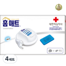 라이브잇 홈매트 대한적십자사 코드롤러 훈증기+리필 90P, 4세트, 326g