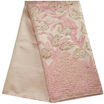 Kalame 자카드 직물 브로케이드 레이스 실크 나이지리아 금박 결혼 F2949, 2african lace fabric_5 야드