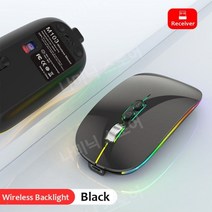 블루투스마우스 버티컬마우스 무선마우스 게이밍마우스 원 클릭 데스크탑 기능이 있는 듀얼 모드 노트북 pc용 type-c 충전식 자동 백라이트 new, 2.4g 무선 블랙, 2.4G Wireless Black