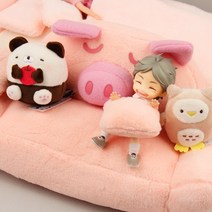 미니어처 소품 핑크돼지침대 육일돌 오비츠로이드, 핑크 돼지 침대