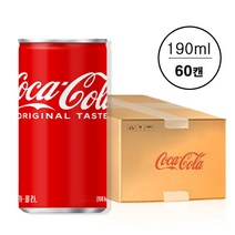 [코카콜라음료] 코카콜라 190ml x, 60캔