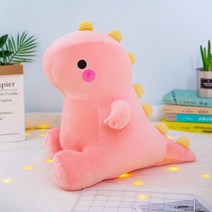 모찌모찌 귀여운 티라노 공룡 인형 쿠션 3color 6size, J. 핑크_40cm, 40cm cm