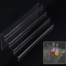 매대진열대 계단식4단 30CM 받침대 악세사리 향수 매니큐어 거치대 매장전시 아크릴 마트 백화점
