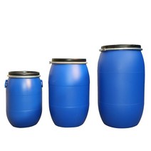 음식물 잔반처리대 폐유통 라면국물통 수도꼭지 수거, 25L 청색 특후철통(신소재), 1개