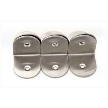 스테인레스 스틸 앵글 코드 90도 각도 L 자형 커넥터 두꺼운 브래킷 2Pcs, 01 50 X 50 X 19 X 3.0