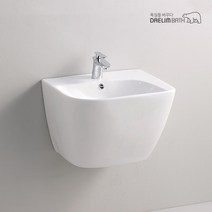 PL-1040/대림바스/바스플랜/반다리세면대/일체형세면기/대림세면기/욕실세면대/화장실세면기, 수동, P자트랩 (벽배수), 선택안함