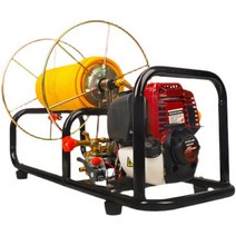 4행정 살포 동력분무기 분사 방역 휴대 고성능, 50미터 호스