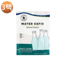 컬처즈 포 헬쓰 워터 케피어 스타터 그레인즈 0.19 oz, 3팩
