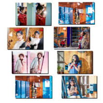 아이유포카 포토카드 고화질 코팅 아이유 고퀄리티 포스트카드 고급 굿즈 여자아이돌 프리미엄, IU-HB22, 6인치 사진 8장