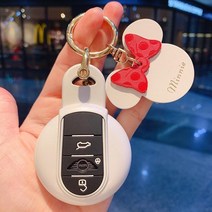 BMW 미니 키케이스 미니쿠퍼 스마트 키링 키홀더 키링제렌폴 열쇠고리 차량용품, MINIS-01
