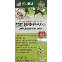 징코600 젠시아 은행잎 기억력개선 혈행개선, 60정, 1개, 60정