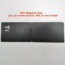 NFC 태그 스티커 스마트테그 금속 비접촉식 명함 Ntag216 기프트 카드 칩 DUI/DYIRFID 기술 매트 블랙 디자인 1PCS, [01] Ntag216 1pcs