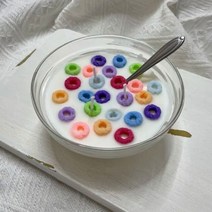 공장 도매 시리얼 양초 행운의 매력에 대한 그릇 향기 나는, cereal rings_CHINA
