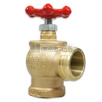 국산 국가 검정품 소화전내 소방 앵글밸브 65A 국내산, 1개