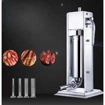 소세지 충진기 충전기계 상업용 자동 소시지 제조기, 01.10리터200W(알루미늄합금압력판)