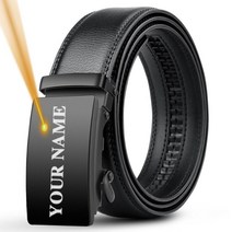 남성 여성 공용 벨트 캐쥬얼 벨트 유명 브랜드 비즈니스 럭셔리 가죽 허리 스트랩 블랙 자동 버클 청, 130cm, 각인 이름 블랙