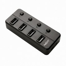 S/B NEXT-704UHP 4포트 USB 2.0 유전원 허브