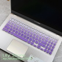Asus Vivobook 15 F512FA F512DA F512F F512 A512 A512FJ A512F X512F FA DA 15.6 인치 실리콘 노트북 키보드 커버 스킨, fadeblue