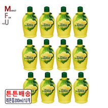 피오디 레몬즙 200ML 12개 레몬에이드 레몬원액 R