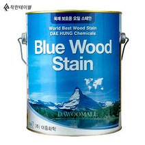 착한테이블 오일 스테인 3.5L 평붓 서비스 방부목 데크 테라스 목재 나무 페인트, 3.5L 105 월넛
