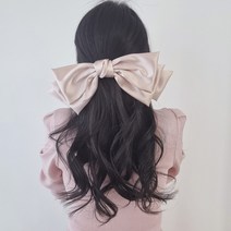 고급 새틴 3단 캉캉 왕리본핀