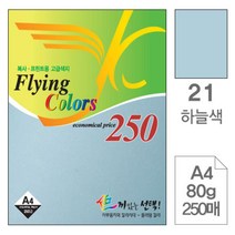 [I∃9] 삼원)플라잉칼라A4(21.하늘색 80g 250매) 초대장종이 초청장 사무용색지 고급인쇄 면지 디자인용 색종이 미술 미술용_fθ4190EA, θ본상품θ, 무◇옵션