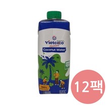 비엣코코 유기농 코코넛워터 100% Organic Coconut Water, 12개입, 330ml