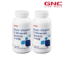 [지앤씨] [GNC] 멀티비타민 앤 미네랄 (60정) x 2병, 상세 설명 참조, 상세 설명 참조