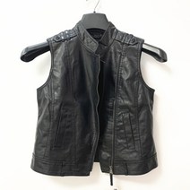 JC.MALL가죽조끼 숏 슬림 민소매조끼 단가라 라이더 자켓조끼 정장조끼 전투조끼 조끼 남자자켓