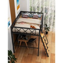 벙커침대 수납 책상 2층침대 다용도 수납장, 왼쪽 흰색 계단, 1500mm 2000mm