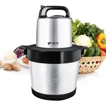멀티 다지기 대용량 6L 스텐 SUS304 분쇄기 야채 마늘, 쿠팡 본상품선택, 쿠팡 본상품선택