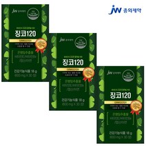 JW중외제약 프리미엄 징코 앤 메모리 90캡슐(3개월분), 600mg, 1세트