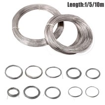 스테인레스 스틸 와이어 길이 1 m / 5 10 결코 코드 라인을 페이드 쥬얼리 수제 DIY 팔찌 & 목걸이 만들기, 13 0.6mm_02 10M