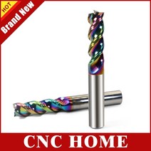 밀링공구 1pc hrc70 텅스텐 카바이드 엔드 밀 알루미늄 밀링 커터 1mm 4mm 6mm 8mm 12mm dlc 코팅 endmill al 금속 cnc 비트, 9.0x10dx75l