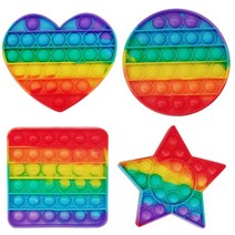 해피바오밥 말랑이장난감 스트레스해소 초초초대형 팝잇세트 말랑이세트 팝잇장난감세트 초대형팝잇 초소형팝잇 특특대형팝잇 성인팝잇장난감 어린이팝잇장난감 열쇠고리팝잇, 레인보우 원형