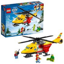 LEGO City Ambulance 헬리콥터 60179 빌딩 키트 2019년 신제품(190피스)