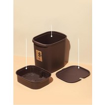 찻물 퇴수통 물통 차퇴수기 다도 차판 찌거기 배수통, 브라운 9리터 + 배수관 세트 + 만수 알람, 단일사이즈
