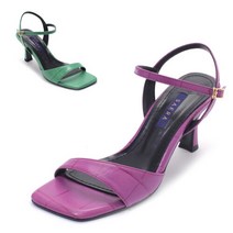 [AK PLAZA] [SAERA] S22S009 퍼플 그린 여성 샌들 7CM