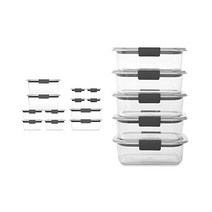 러버메이드 밀폐용기 반찬통 보관, 46 Pieces Total