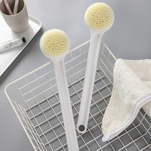 생활탐구 바디브러쉬 마사지 샤워솔, 1개, 화이트