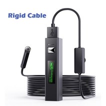 CCTV enwor 무선내시경 카메라8mm 1200p 내시경 2.0 mp wifi내시경 고정 케이블 for iphone android 폰 pc for car 67, 3.5m, 단단한 케이블