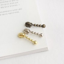 50개입) 3호 지퍼머리- 스노우(3컬러) - 지퍼슬라이드 jgn, 50개-골드