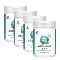 구아검 가수분해물 분말 120g4통 돼지감자 식이섬유질 갈락토스 할머니 할아버지 지방산 단쇄지방산
