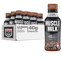 Muscle Milk 머슬밀크 논 데어리 40g 프로틴 쉐이크 4.96L 프로 시리즈 넉아웃 초콜릿 단백질 드링크